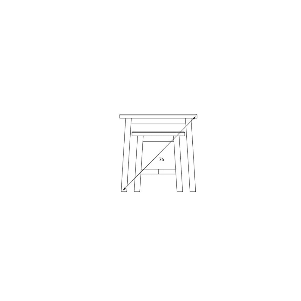 CHESTER CHARCOAL
Nest of Tables Quality Furniture Clearance Ltd