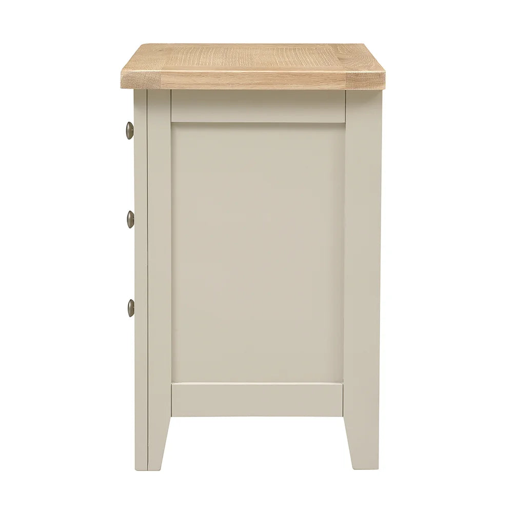 CHESTER LIMESTONE
3 Drawer Bedside Table set of 2 Quality Furniture Clearance Ltd