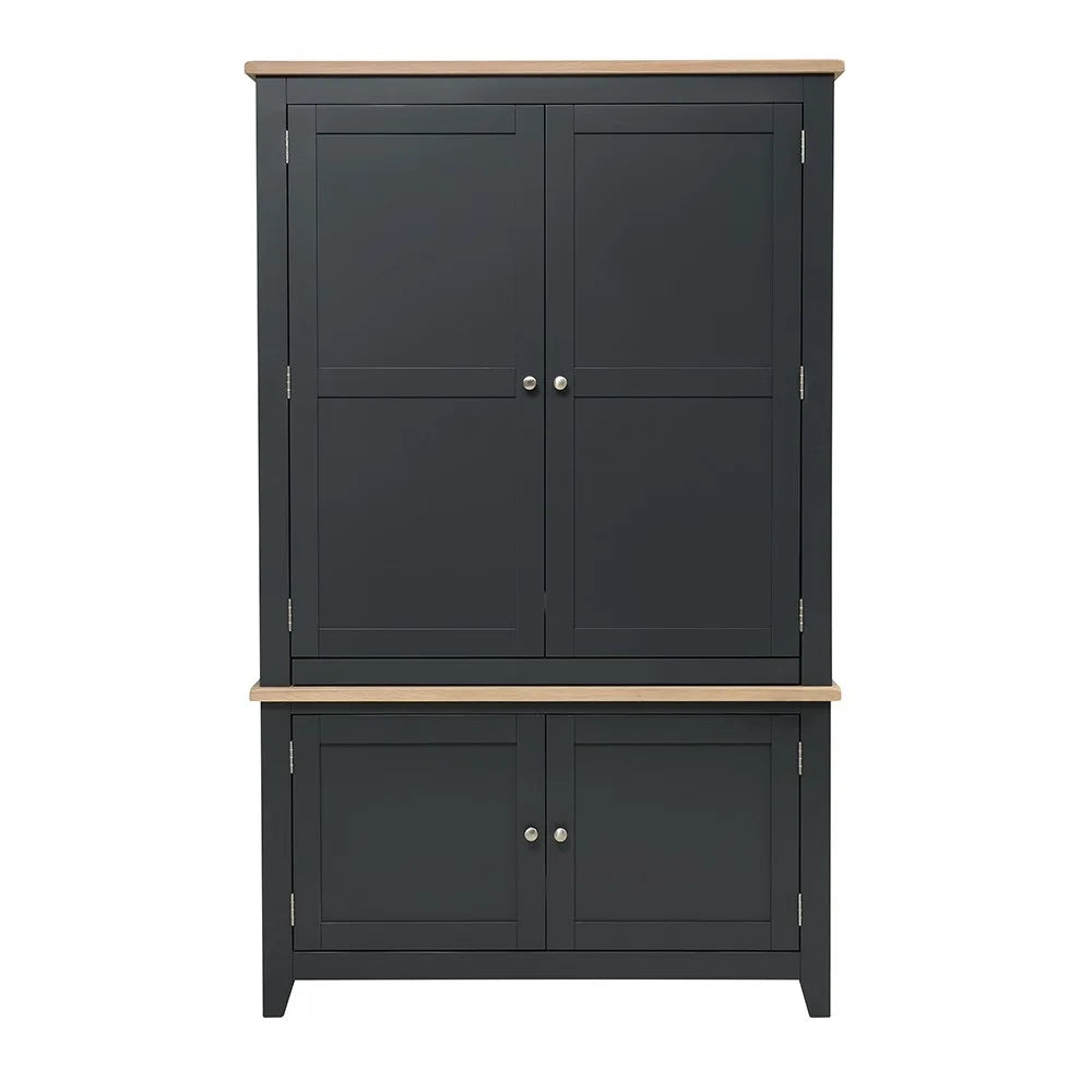 CHESTER CHARCOAL Hideaway Home Office Quality Furniture Clearance Ltd