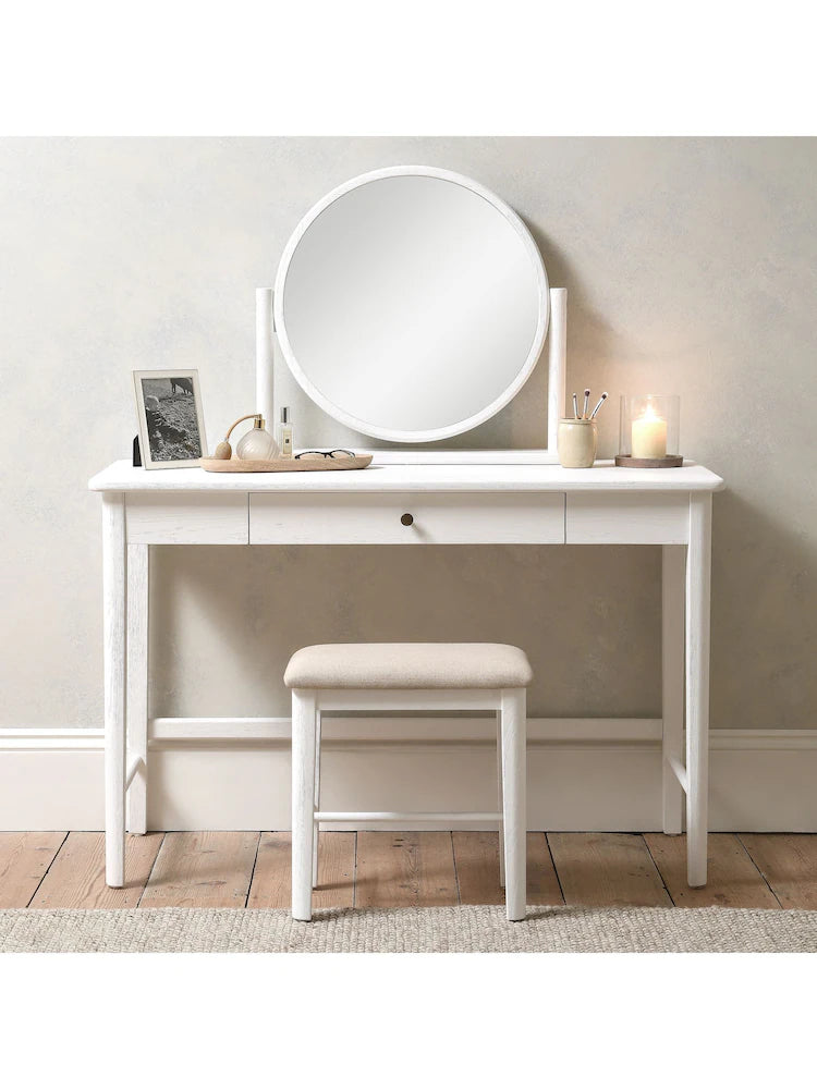 BERKELEY WHITE OAK Dressing Table Set Quality Furniture Clearance Ltd