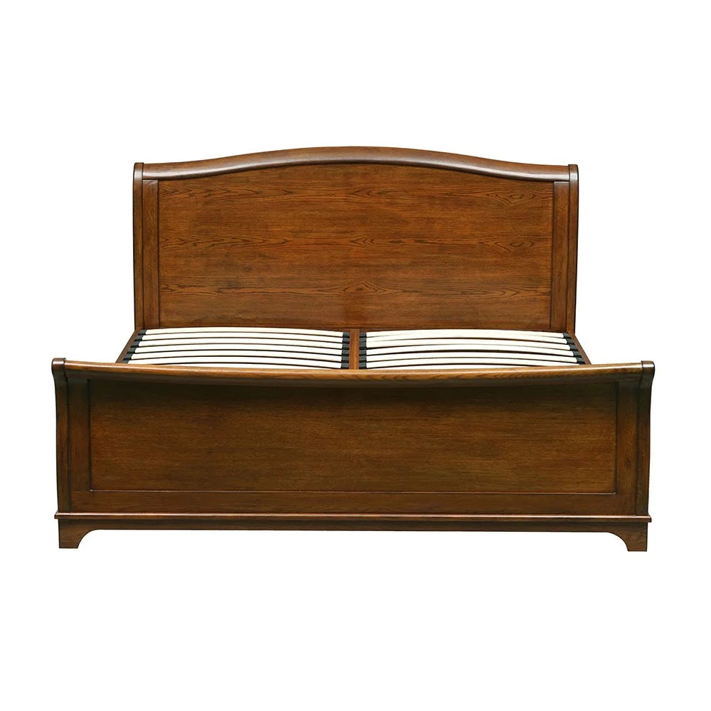 Winchcombe Dark Oak NEW 5ft Kingsize Sleigh Bed Quality Furniture Clearance Ltd