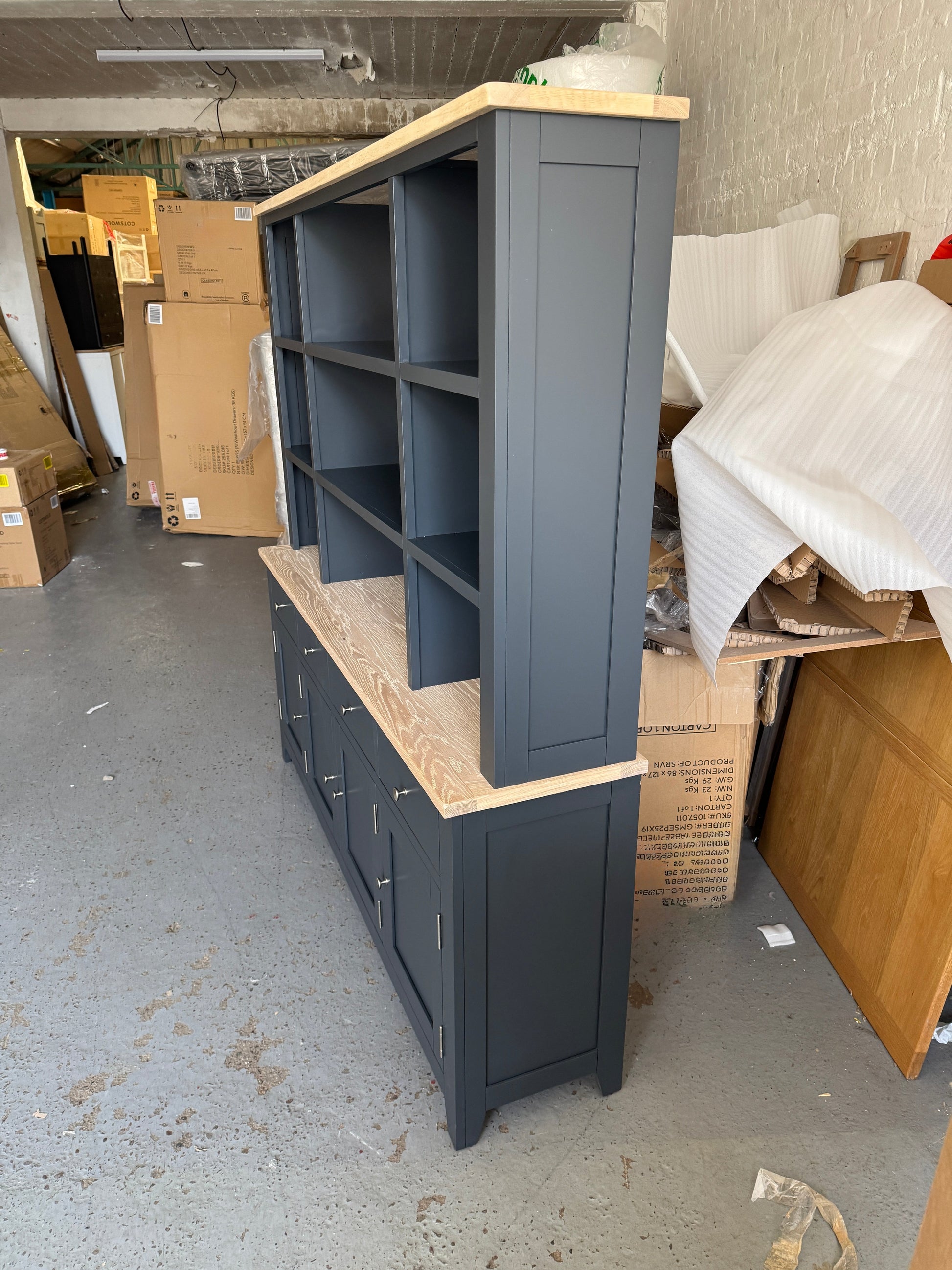Chester Charcoal Grand Dresser furniture delivered