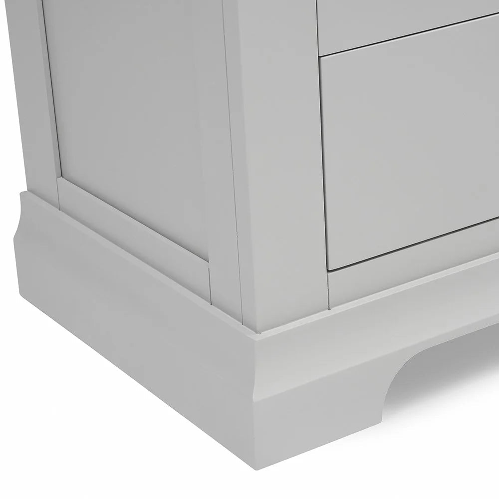 CHANTILLY PEBBLE GREY
5 Drawer Chest furniture delivered