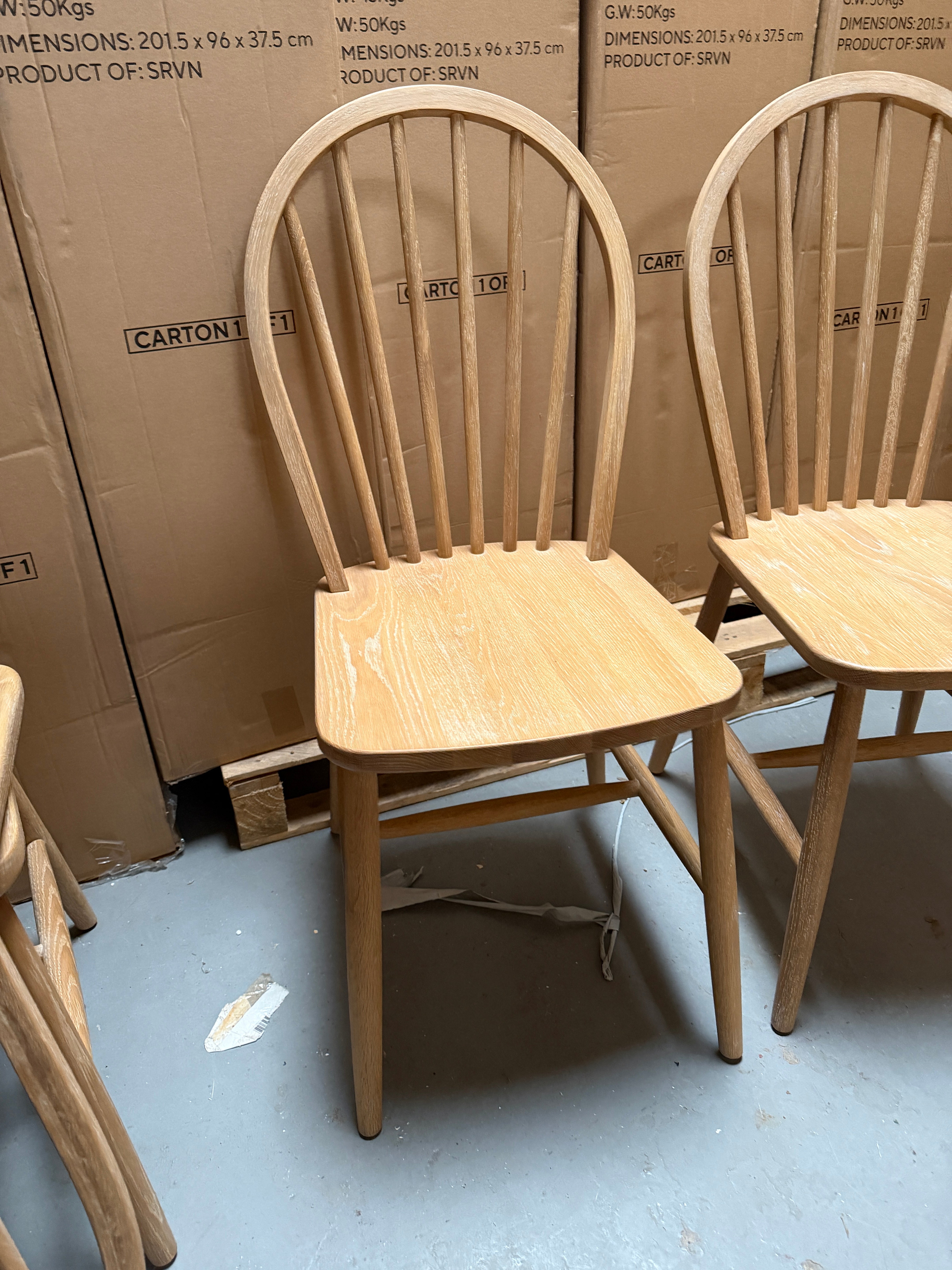 BERKELEY NORDIC OAK
Set of 4 Dining Chairs Quality Furniture Clearance Ltd