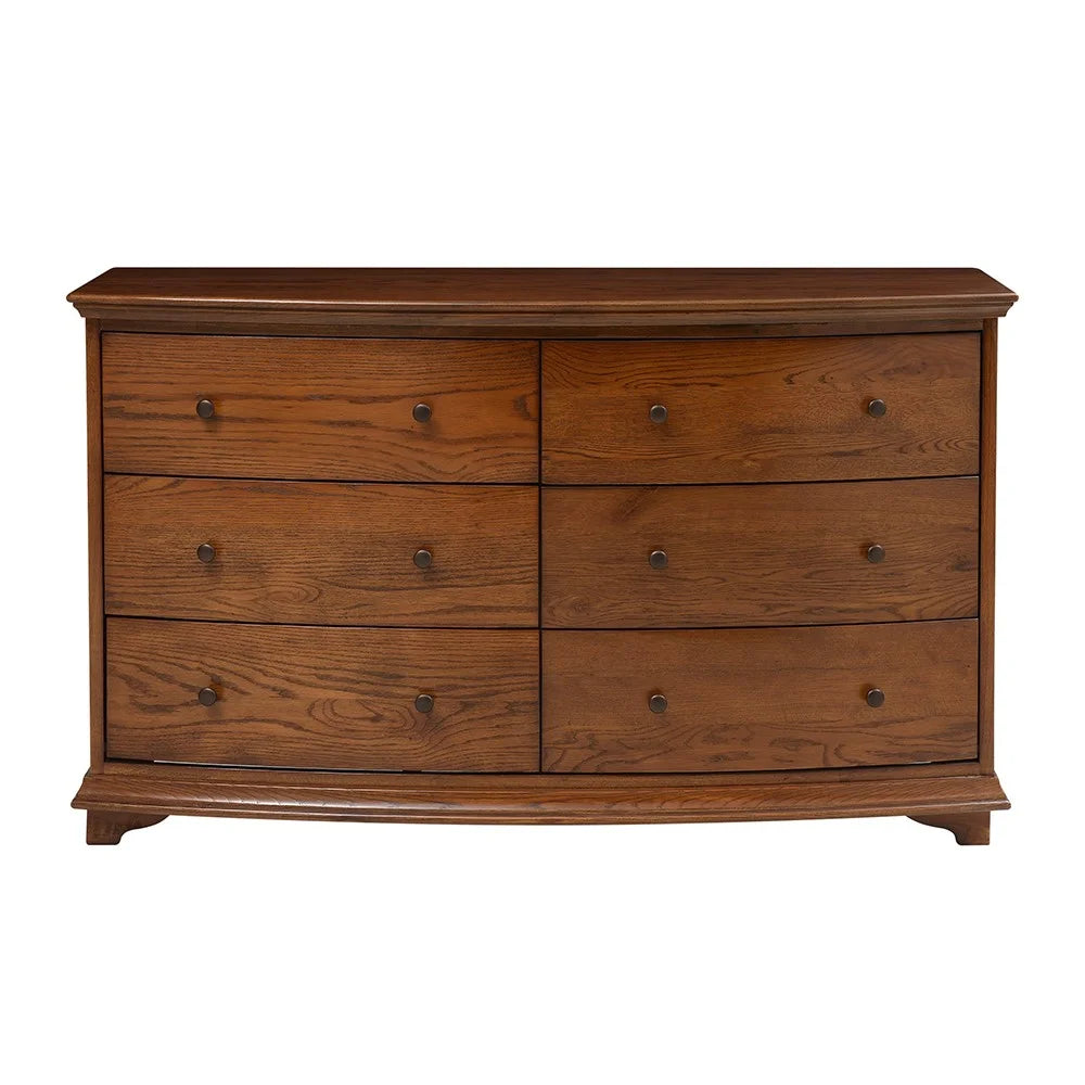 WINCHCOMBE DARK OAK
Low and Wide 6 Drawer Chest Quality Furniture Clearance Ltd