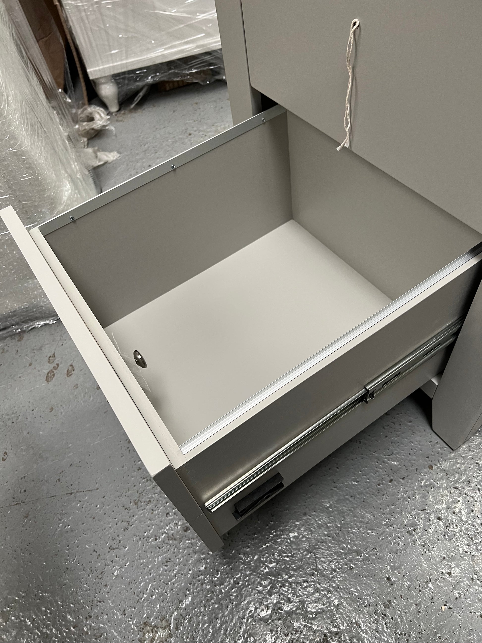 CHESTER DOVE GREY
2 Drawer Filing Cabinet Quality Furniture Clearance Ltd