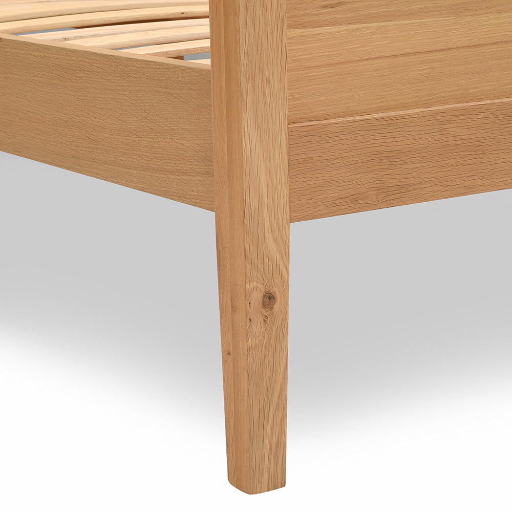 BLOCKLEY LIGHT OAK Superking Bed Quality Furniture Clearance Ltd