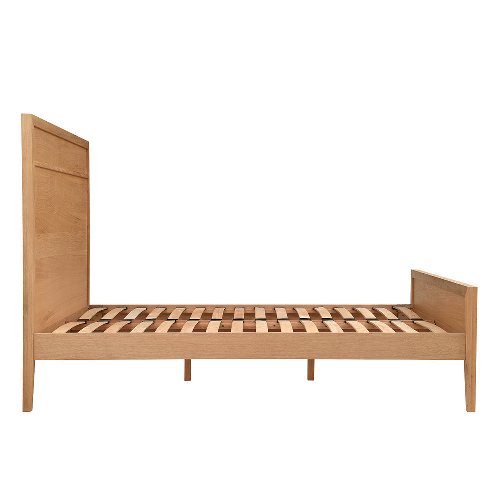 BLOCKLEY LIGHT OAK Superking Bed Quality Furniture Clearance Ltd
