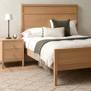 BLOCKLEY LIGHT OAK Superking Bed Quality Furniture Clearance Ltd
