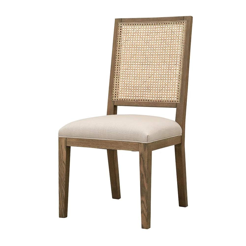 ELKSTONE SMOKED OAK
Rattan Back Chair - Set Of 2 Quality Furniture Clearance Ltd