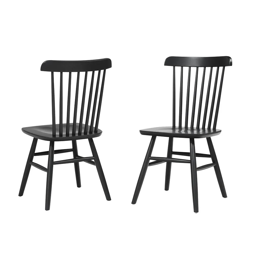 SPINDLEBACK
Charcoal Chair - set of 2 Quality Furniture Clearance Ltd