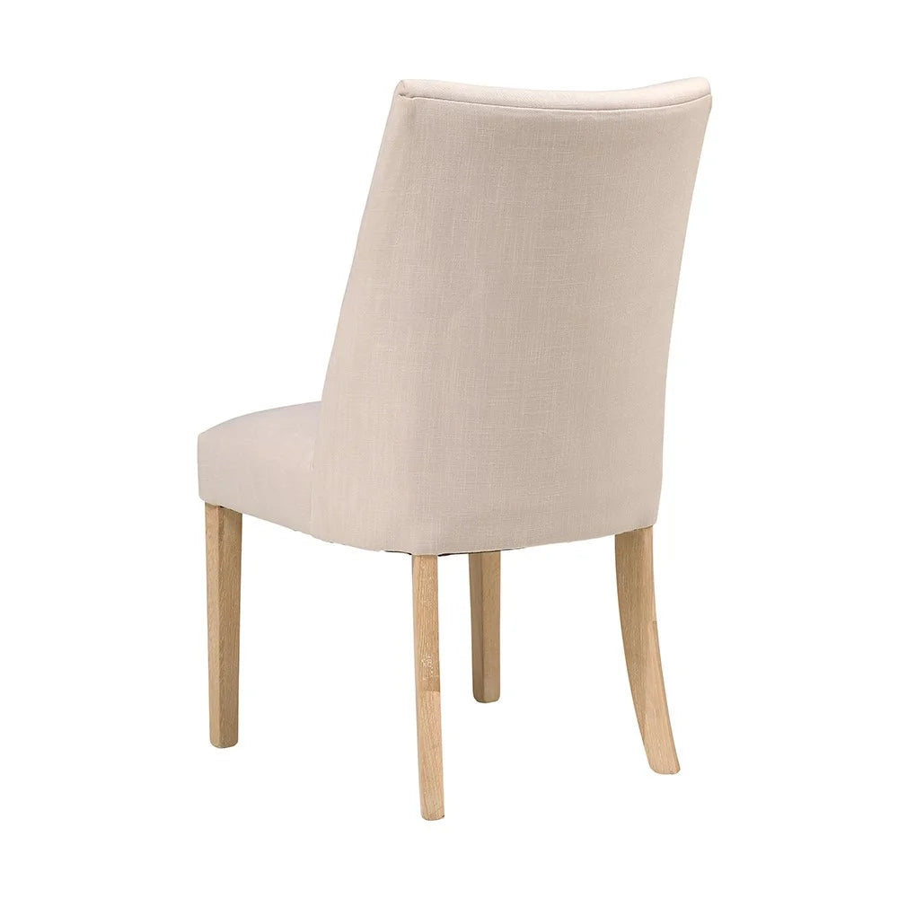 TULIP
Stone Linen Dining Chair - set of 2 Quality Furniture Clearance Ltd
