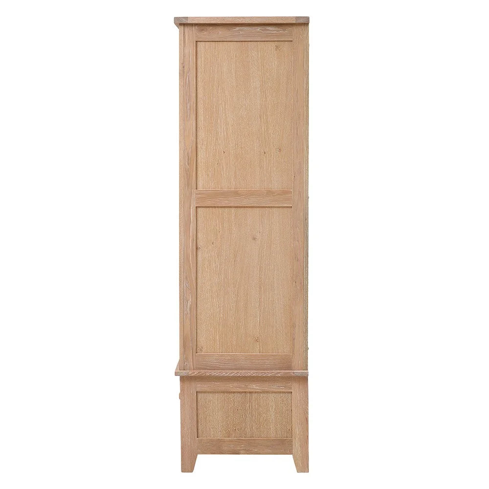 INGLESHAM WHITEWASH OAK Triple Wardrobe Quality Furniture Clearance Ltd