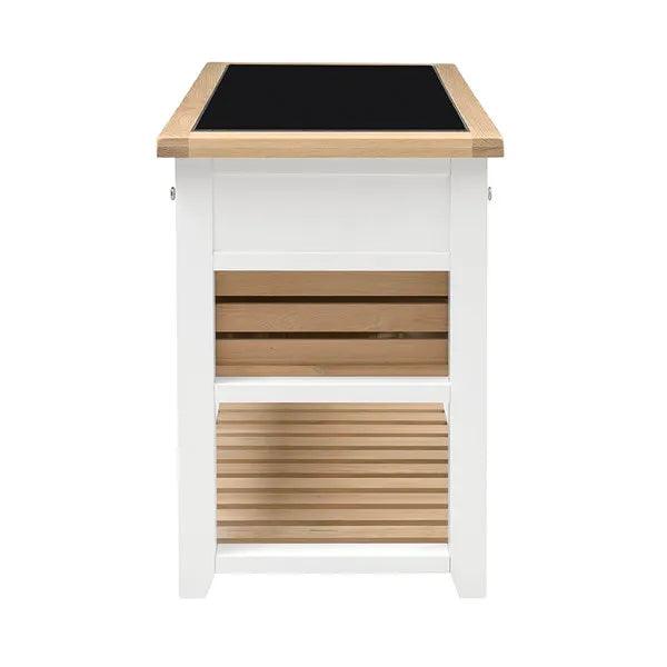 CHESTER PURE WHITE Kitchen Island Quality Furniture Clearance Ltd