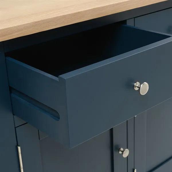 CHESTER MIDNIGHT BLUE Extra Large Sideboard Quality Furniture Clearance Ltd