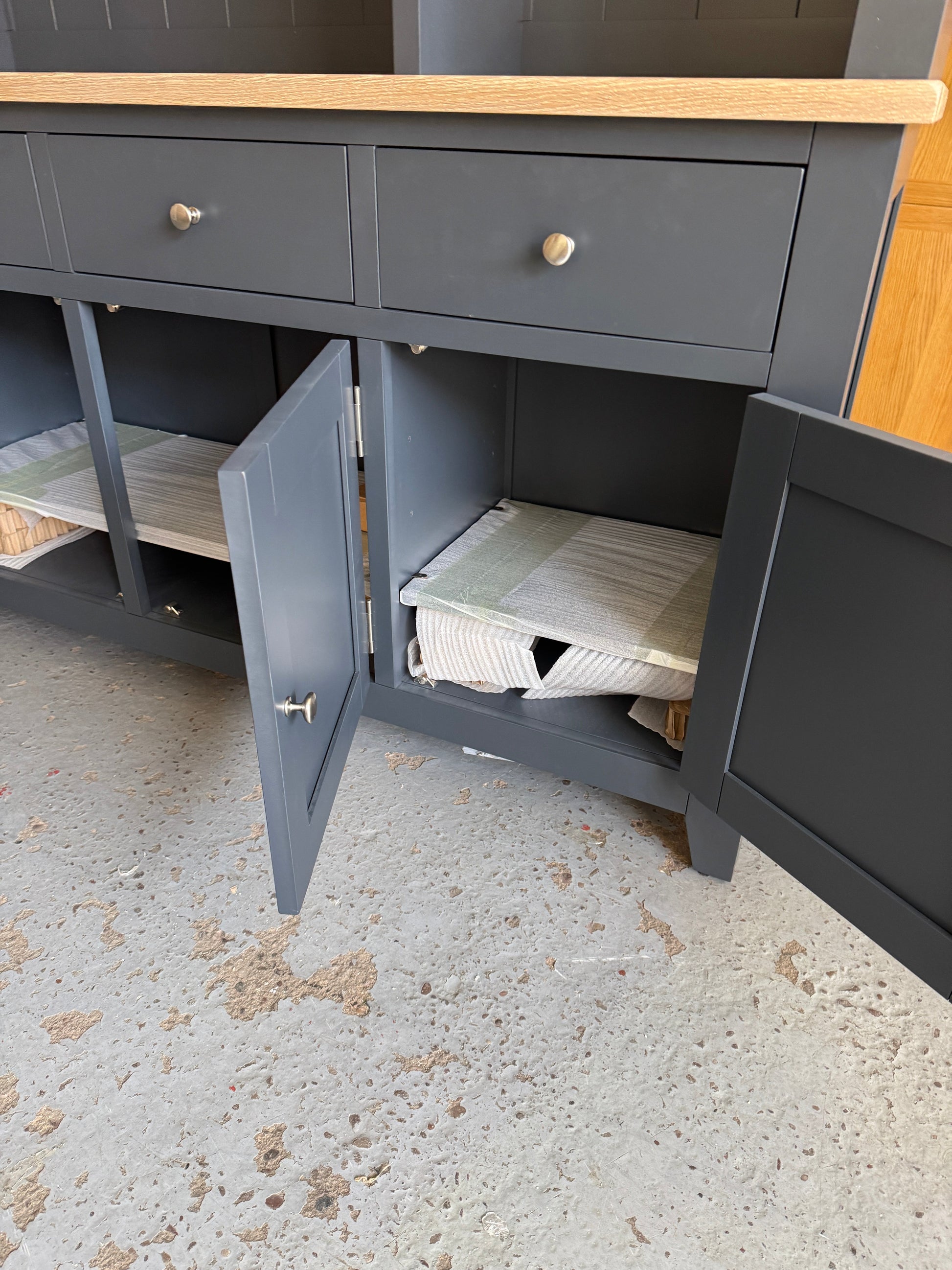 Chester Charcoal Grand Dresser furniture delivered