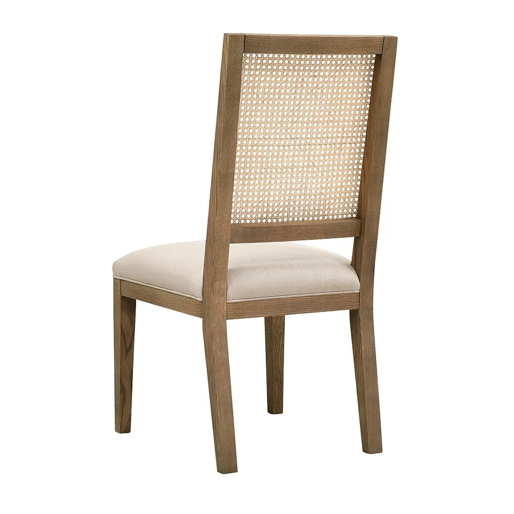 ELKSTONE SMOKED OAK
Rattan Back Chair - Set Of 2 Quality Furniture Clearance Ltd