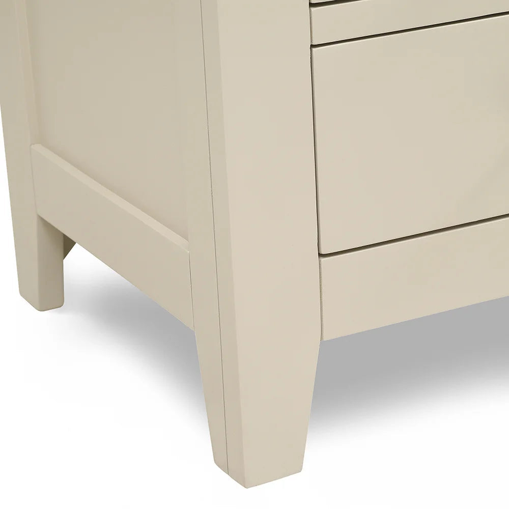 CHESTER LIMESTONE
3 Drawer Bedside Table set of 2 Quality Furniture Clearance Ltd
