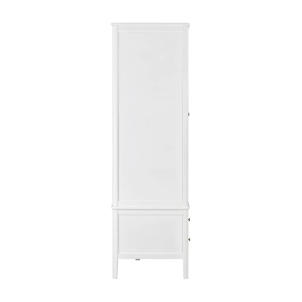 Berkeley White Oak Triple Wardrobe Quality Furniture Clearance Ltd