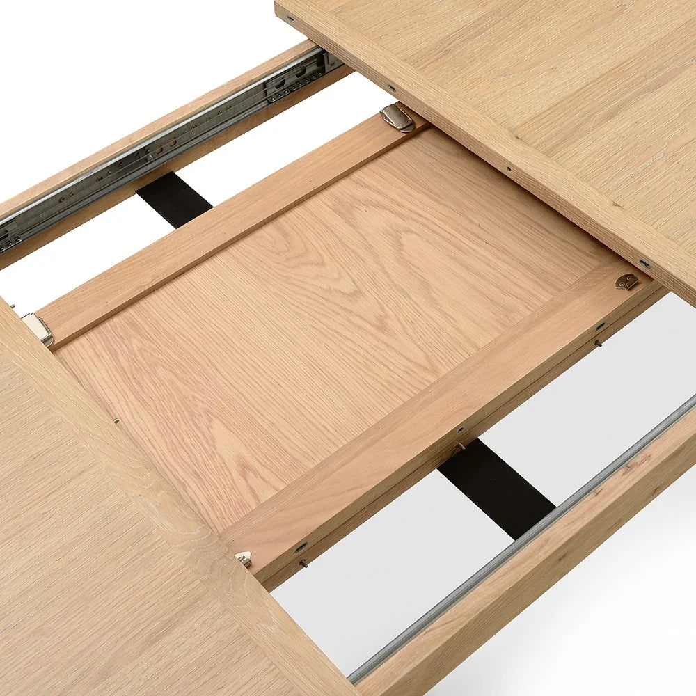 INGLESHAM WHITEWASH OAK
8-12 Seater Extending Dining Table Quality Furniture Clearance Ltd