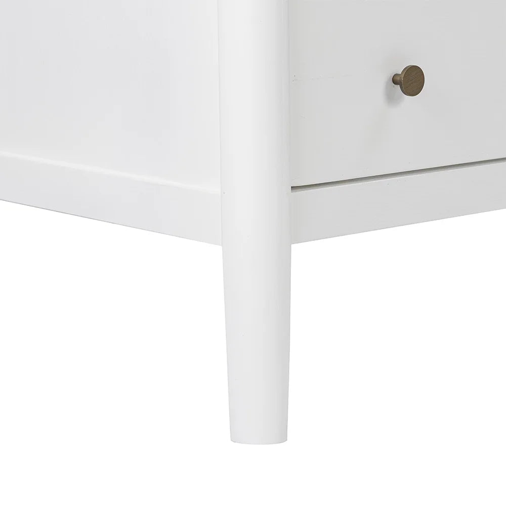 Berkeley White Oak Triple Wardrobe Quality Furniture Clearance Ltd
