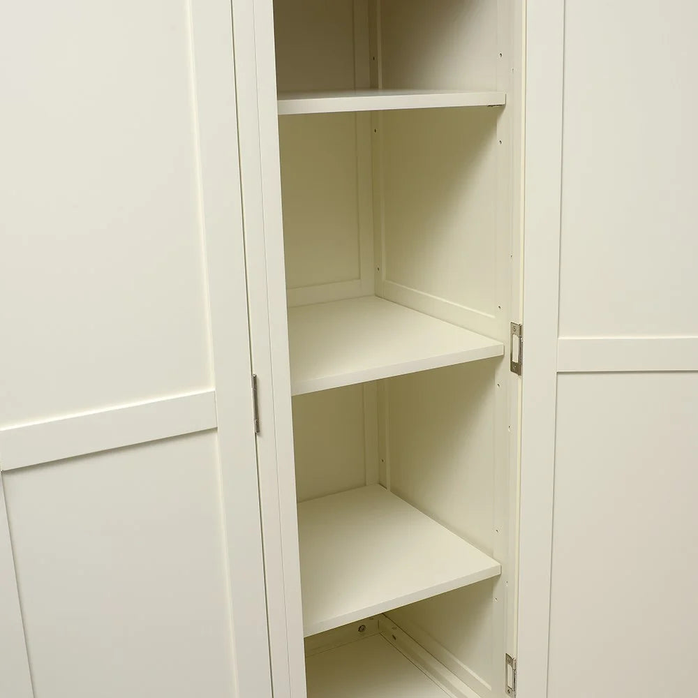 Simply Cotswold Classic Cream Triple Wardrobe Quality Furniture Clearance Ltd