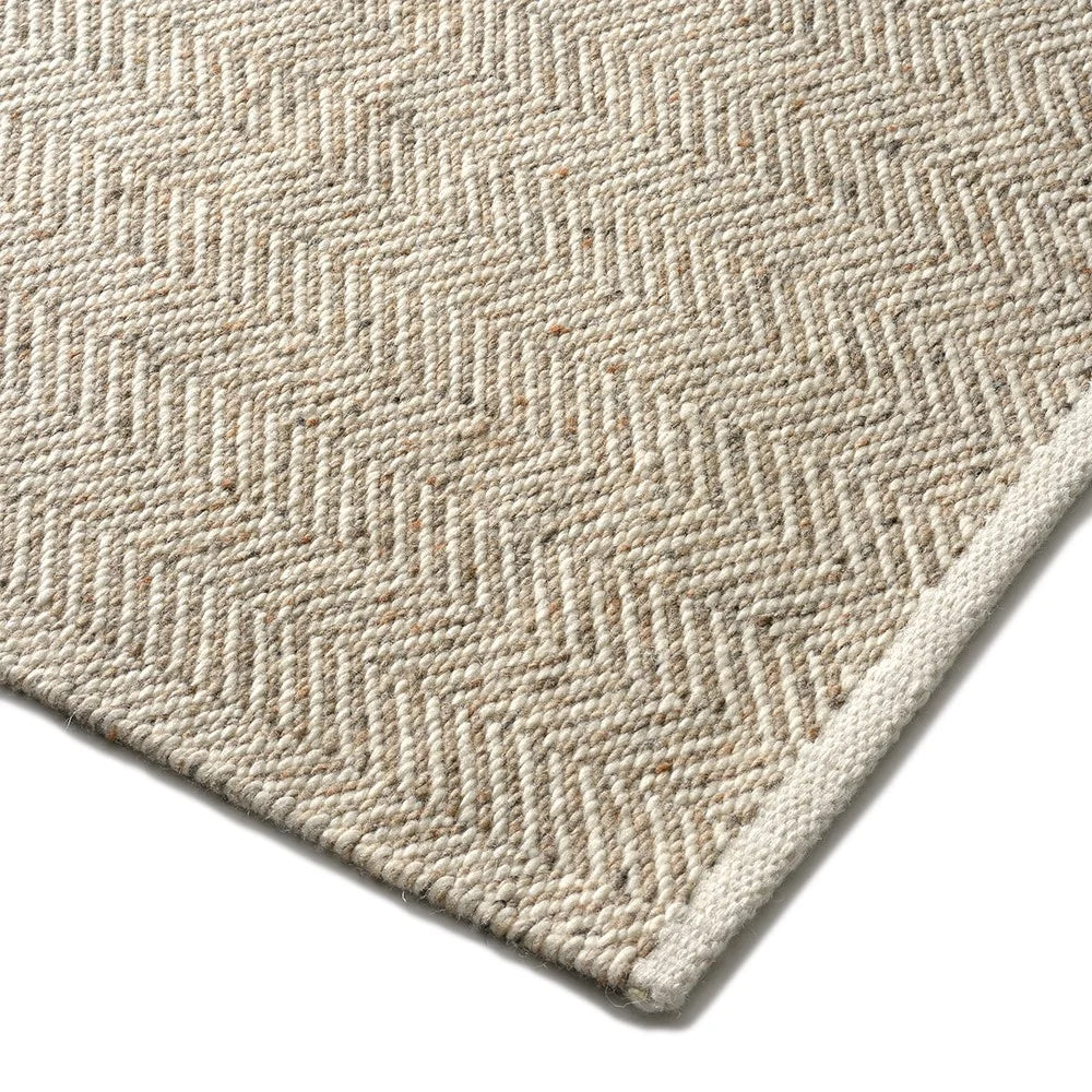 Milton Herringbone Rug Natural 160x230cm Quality Furniture Clearance Ltd