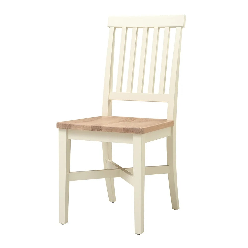 CHESTER CLASSIC CREAM
Wooden Seat Dining Chair - set of two Quality Furniture Clearance Ltd