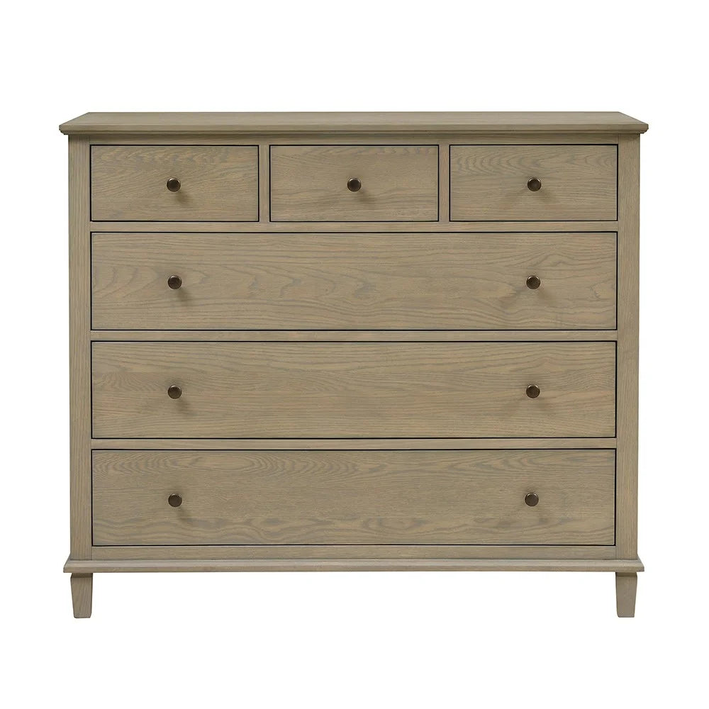 BIBURY SMOKED OAK
6 Drawer Chest of Drawers Quality Furniture Clearance Ltd