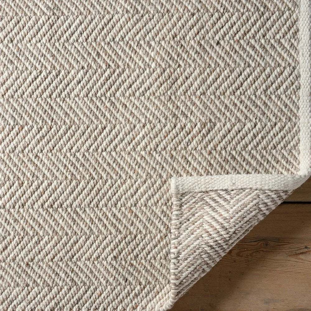 Milton Herringbone Rug Natural 160x230cm Quality Furniture Clearance Ltd