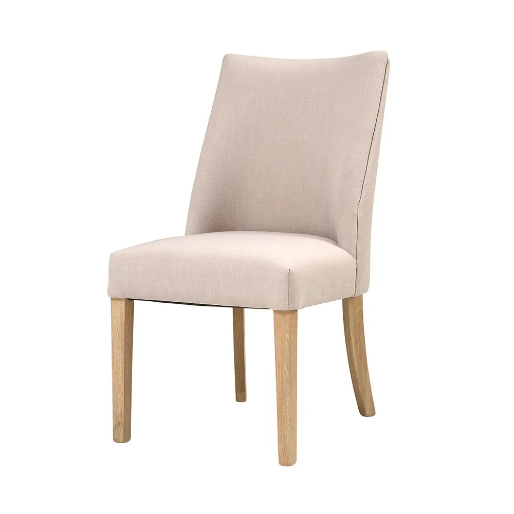 TULIP
Stone Linen Dining Chair - set of 2 Quality Furniture Clearance Ltd