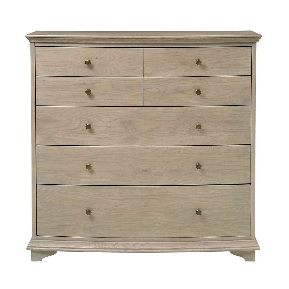 Winchcombe Smoked Oak 4 Over 3 Chest of Drawers Quality Furniture Clearance Ltd
