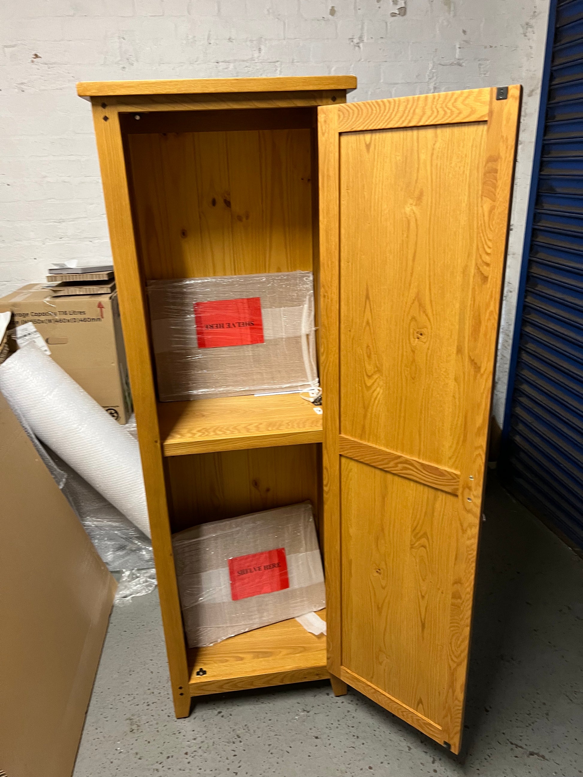 Oak Shaker Cupboard furniture delivered