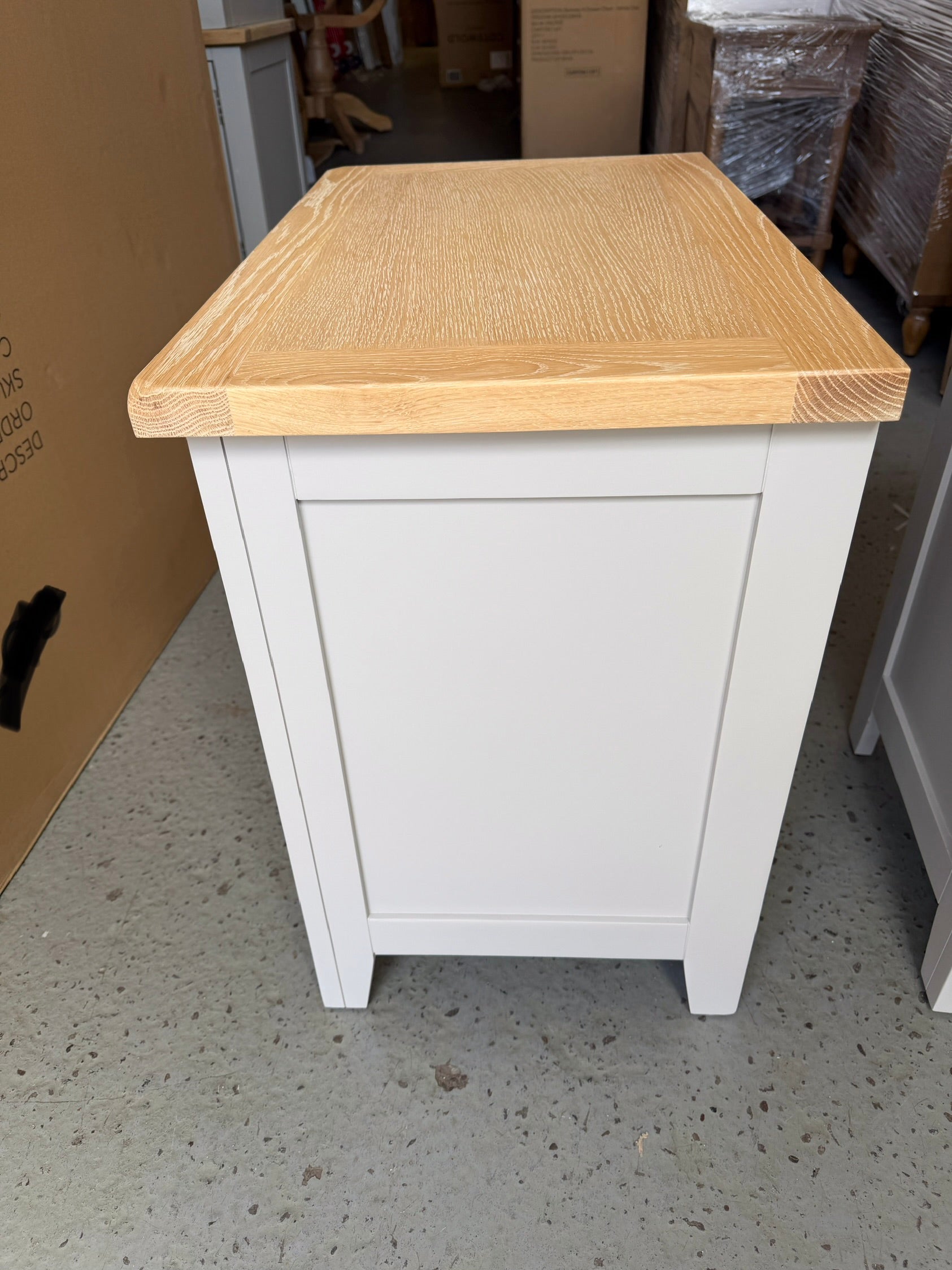 Chester Dove Grey Set of 2 Jumbo Bedside Tables. furniture delivered