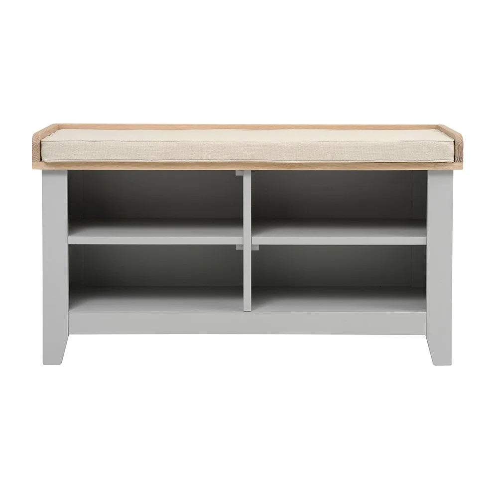 CHESTER DOVE GREY
Open Shoe Storage Bench Quality Furniture Clearance Ltd