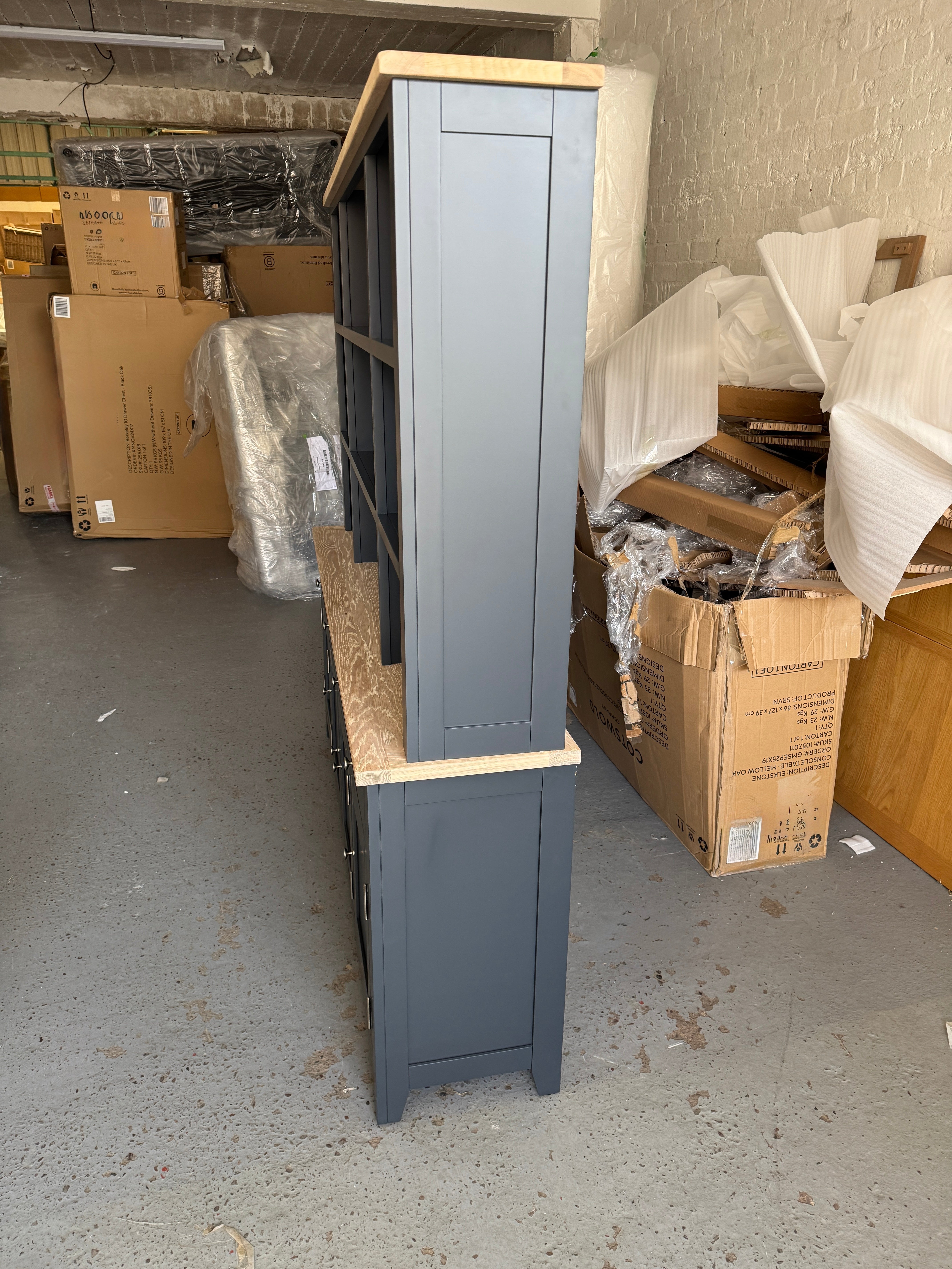 Chester Charcoal Grand Dresser furniture delivered