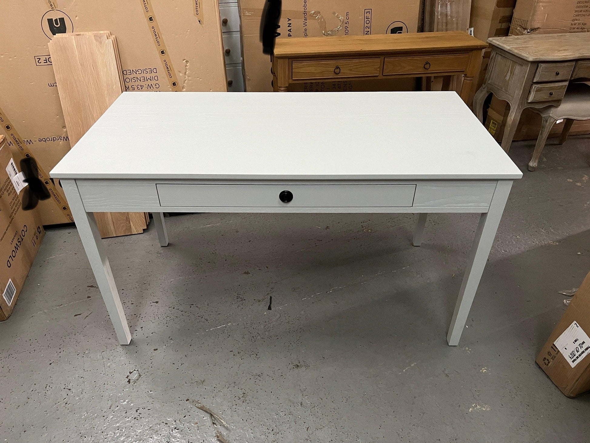 CHARLBURY MINERAL GREY Large Desk Quality Furniture Clearance Ltd