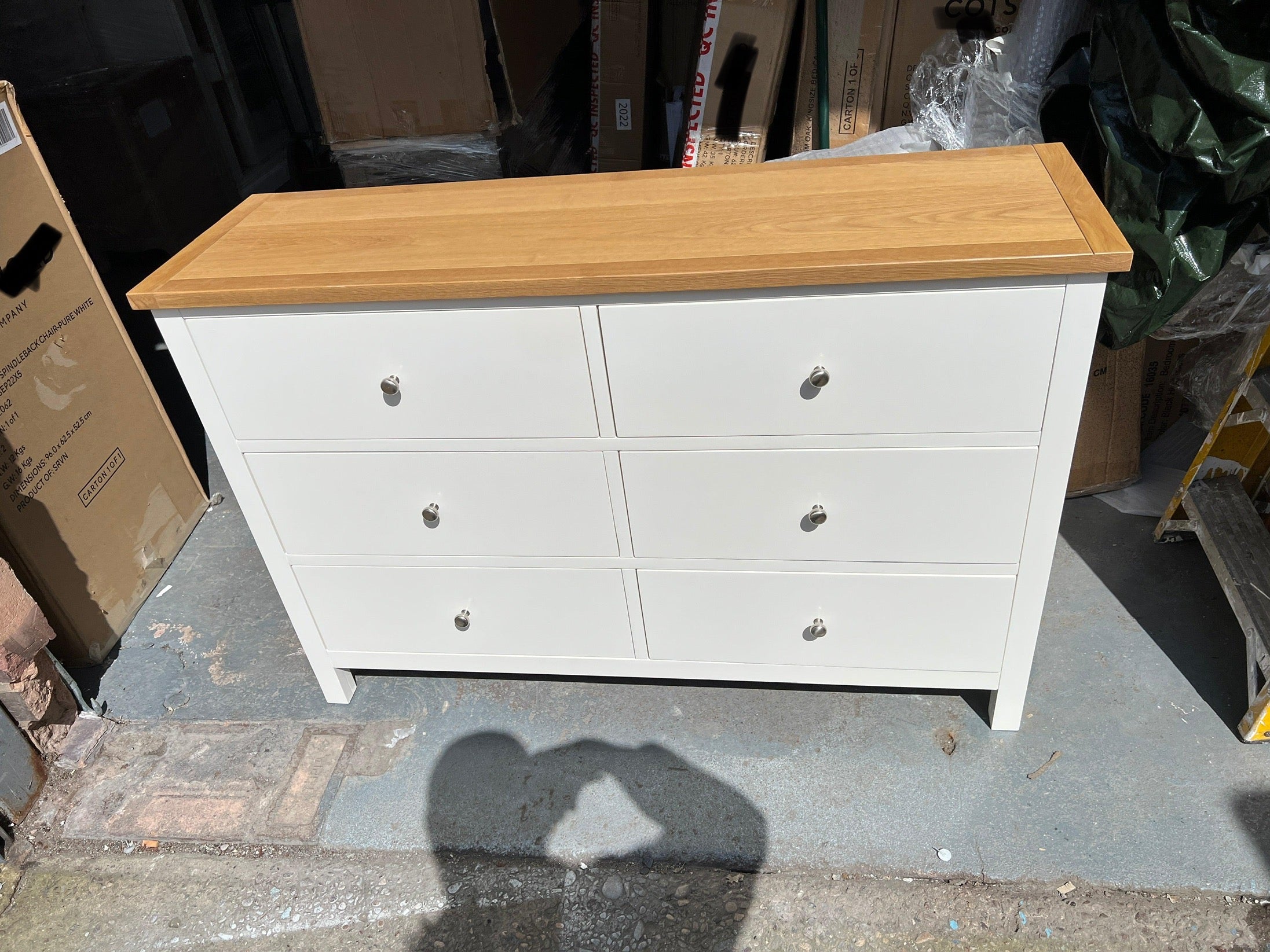 SIMPLY COTSWOLD CLASSIC CREAM 6 Drawer Chest Quality Furniture Clearance Ltd