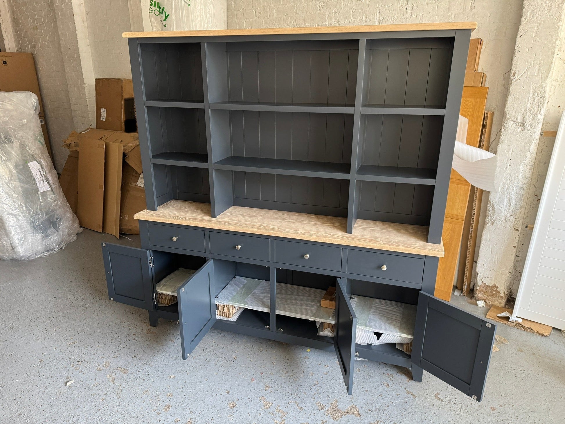 Chester Charcoal Grand Dresser furniture delivered