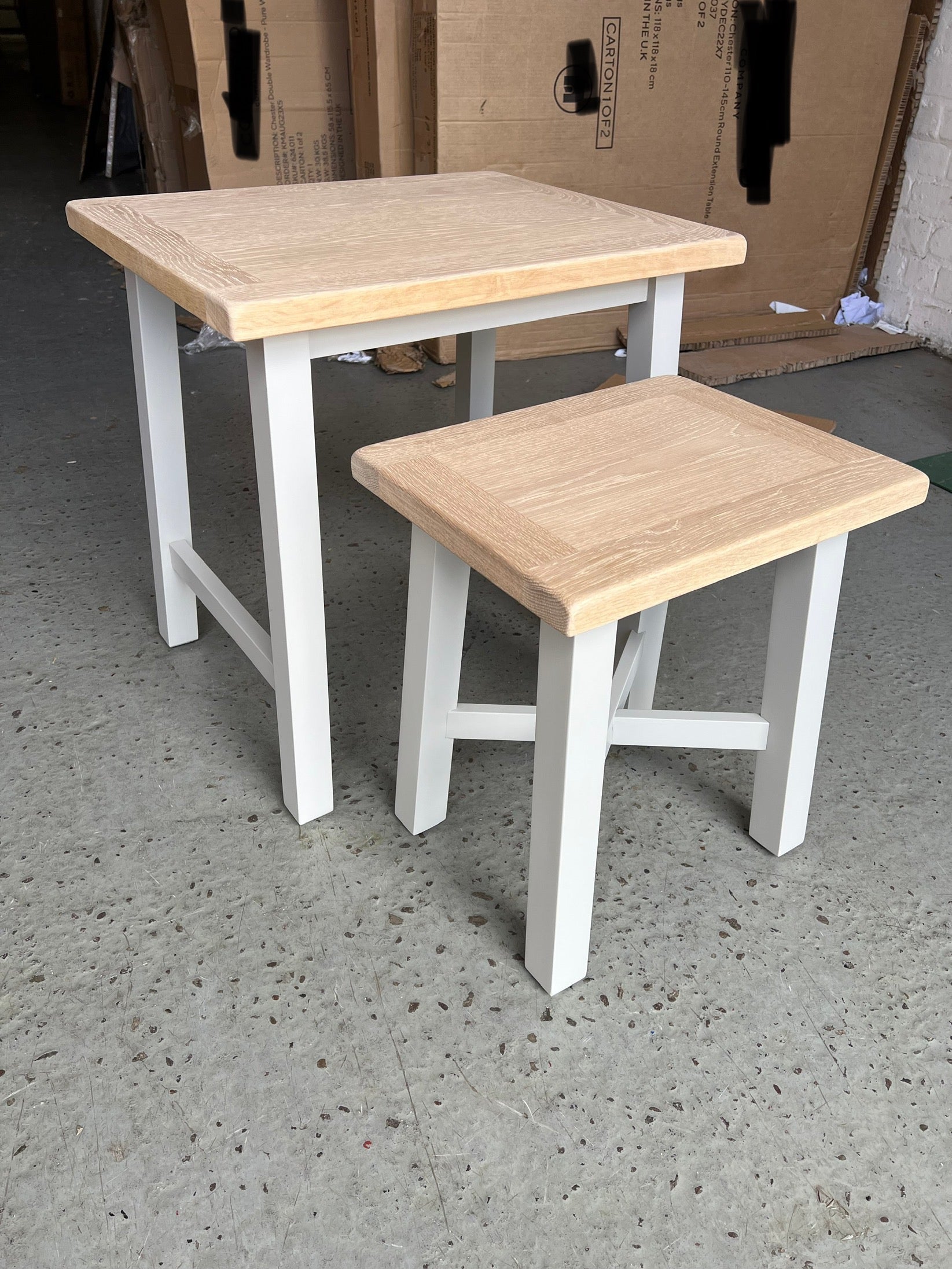 CHESTER DOVE GREY
Nest of Tables Quality Furniture Clearance Ltd