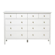 BERKELEY WHITE OAK 10 Drawer Chest Quality Furniture Clearance Ltd