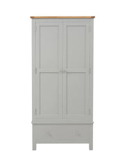 SIMPLY COTSWOLD PEBBLE GREY Double Wardrobe Quality Furniture Clearance Ltd