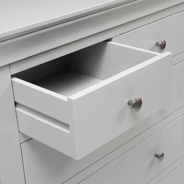 CHANTILLY PEBBLE GREY
10 Drawer Chest Quality Furniture Clearance Ltd