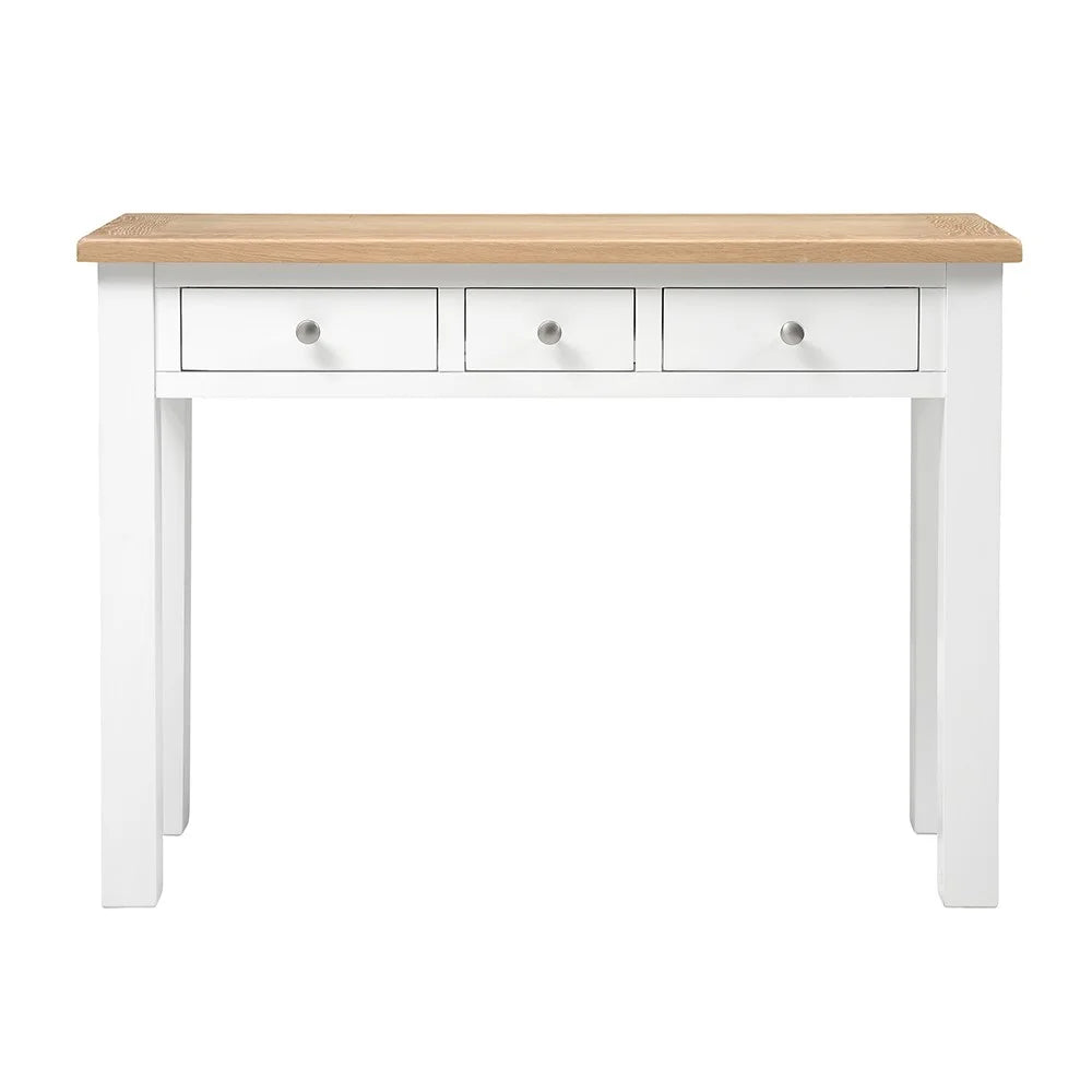 Chester Pure White Console Table/Desk furniture delivered