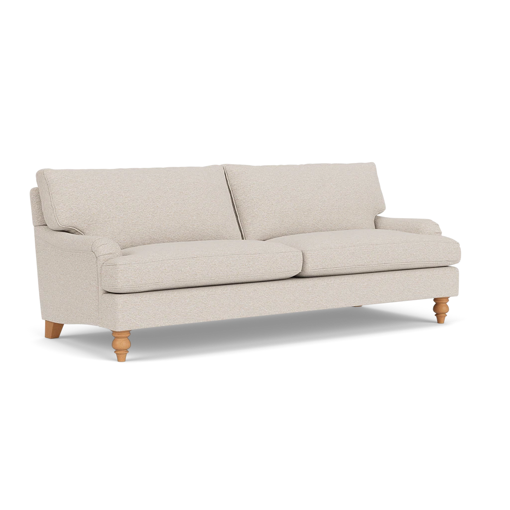 MORRIS 4 Seater - Natural - House Weave Quality Furniture Clearance Ltd