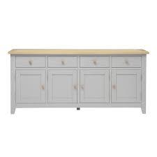 CHESTER DOVE GREY Extra Large Sideboard Quality Furniture Clearance Ltd