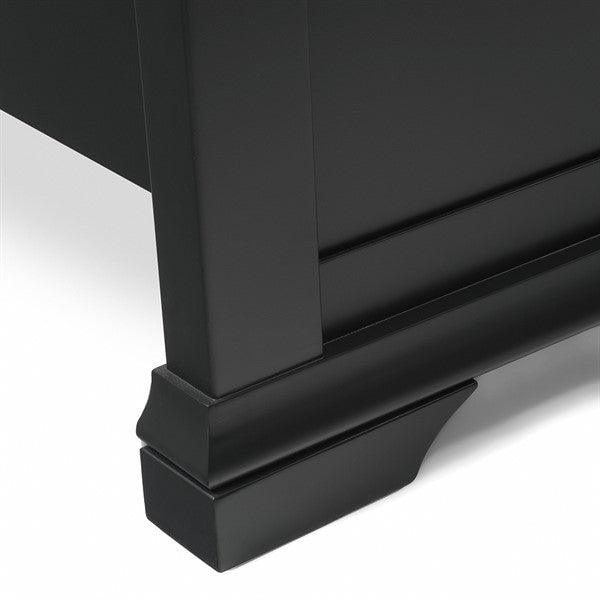 CHANTILLY DUSKY BLACK Kingsize Bed Quality Furniture Clearance Ltd