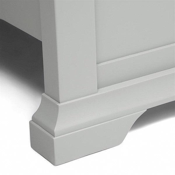 Chantilly Pebble Grey 5ft Kingsize Bed Quality Furniture Clearance Ltd